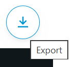 DEGIRO, de knop Export